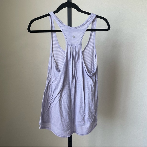 Lululemon 105 Singlet Lilac Razorback Tank - Picture 2 of 3